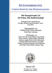 Die Energiewende 2.0. Im Fokus: Die Stoffwirtschaft.