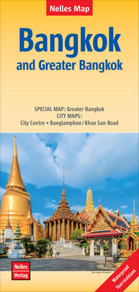 Nelles Map Landkarte Bangkok and Greater Bangkok