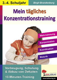 Mein tägliches Konzentrationstraining, 3./4. Schuljahr
