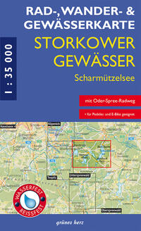 Rad-, Wander- & Gewässerkarte Storkower Gewässer, Scharmützelsee