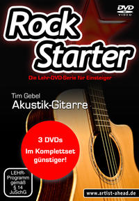Rockstarter Vol. 1-3 - Akustikgitarre (3 DVDs)