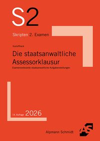 Die staatsanwaltliche Assessorklausur