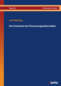 Die Entnahme bei Personengesellschaften