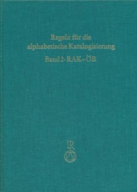 Regeln für öffentliche Bibliotheken (RAK-ÖB)