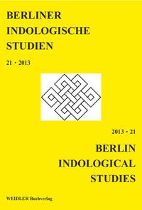 Berliner Indologische Studien, Band 21