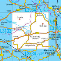 L3134 Arendsee (Altmark) Topographische Karte 1:50000