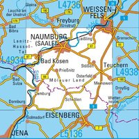 L4936 Naumburg (Saale) Topographische Karte 1:50000