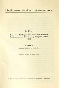 Liechtensteinisches Urkundenbuch