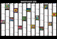 Hundertwasser Mini-Jahresplaner Art 2026