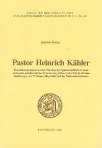 Pastor Heinrich Kähler