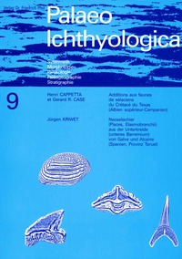 Additions aux faunes de sélaciens du Crétacé du Texas (Albien supérieur-Campanien). - Kriwet, Jürgen: Neoselachier (Pisces, Elasmobranchii) aus der Unterkreide (unteres Barremium) von Galve und Alcaine (Spanien, Provinz Teruel)