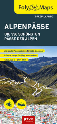 FolyMaps Alpenpässe Spezialkarte