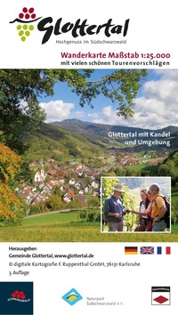 Wanderkarte Glottertal mit Kandel und Umgebung