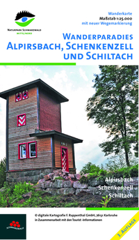 Wanderkarte Alpirsbach, Schenkenzell und Schiltach