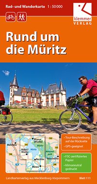 Rad- und Wanderkarte Rund um die Müritz