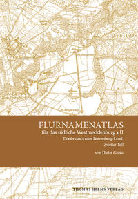 Flurnamenatlas für das südliche Westmecklenburg II