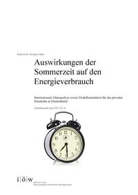 Auswirkungen der Sommerzeit auf den Energieverbrauch