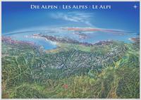 Panorama Alpen Poster