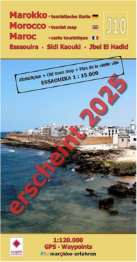 J10: Essaouira • Sidi Kaouki • Jbel El Hadid + Altstadtplan Essaouira