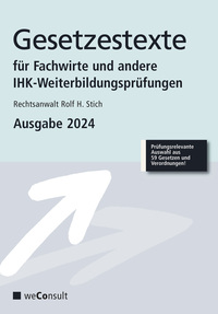 Gesetzestexte für Fachwirte Ausgabe 2025