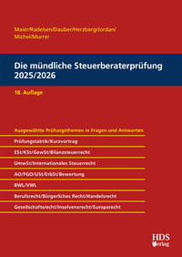 Die mündliche Steuerberaterprüfung 2025/2026