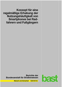 Nutzungshäufigkeit von Smartphones bei Radfahrern und Fußgängern