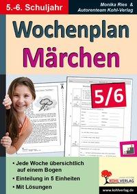 Wochenplan Märchen / Klasse 5-6