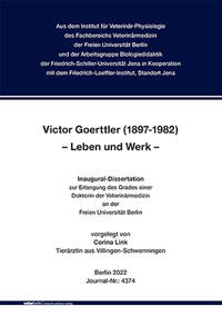 Victor Goerttler (1897-1982) – Leben und Werk
