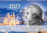 Komponisten-Kalender, ein Musik-Kalender 2027, DIN A3