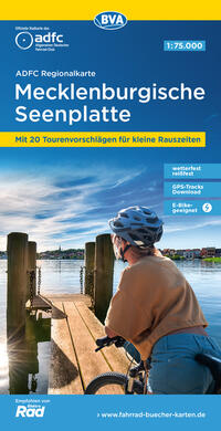 BVA ADFC Regionalkarte Mecklenburgische Seenplatte 1:75.000