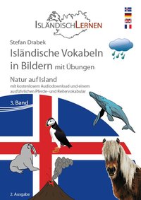 Isländische Vokabeln in Bildern mit Übungen (3. Band) // Icelandic vocabulary in pictures with exercises