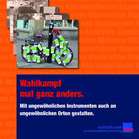 Wahlkampf mal ganz anders.