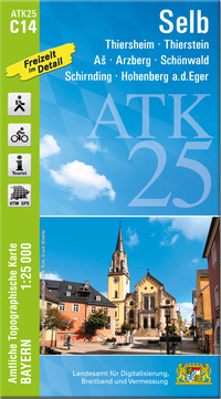 ATK25-C14 Selb (Amtliche Topographische Karte 1:25000)