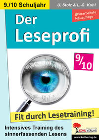 Der Leseprofi / Lesetraining Klasse 9-10