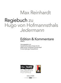 Max Reinhardt: Regiebuch zu Hugo von Hofmannsthals 