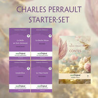 Charles Perrault (with 5 MP3 audio-CDs) - Starter-Set - French-English