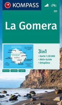 KOMPASS Wanderkarte 231 La Gomera 1:30.000