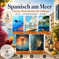 Spanisch am Meer: 5 Bücher A1-A2 (+ 5 Audio-CDs)