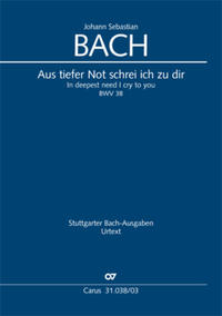Aus tiefer Not schrei ich zu dir (Klavierauszug)